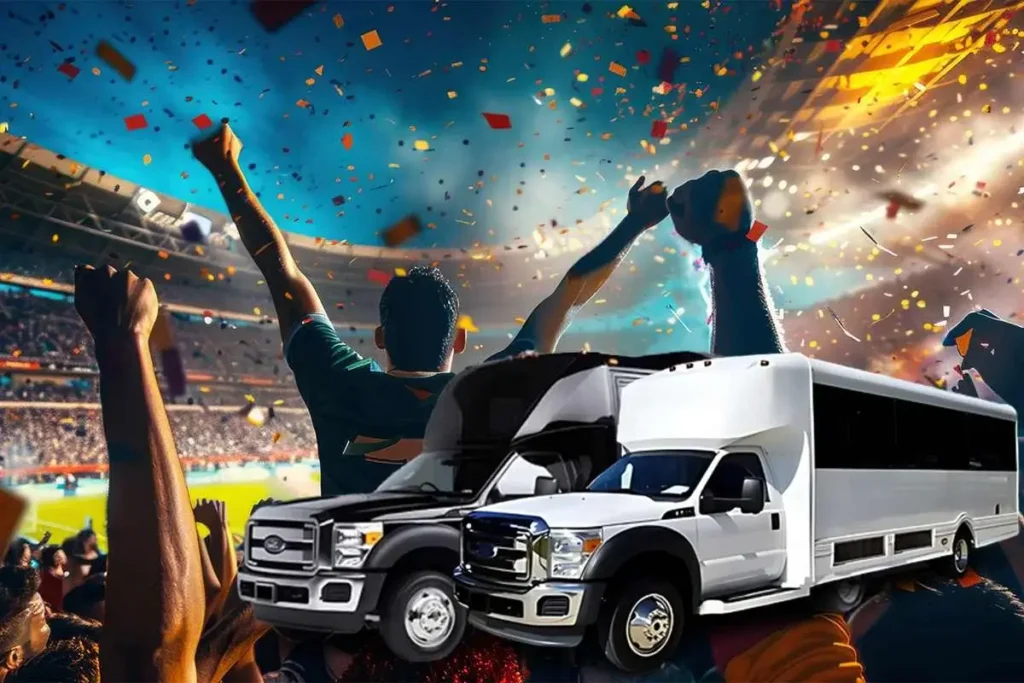 Dallas Sporting Event Party Bus Rides