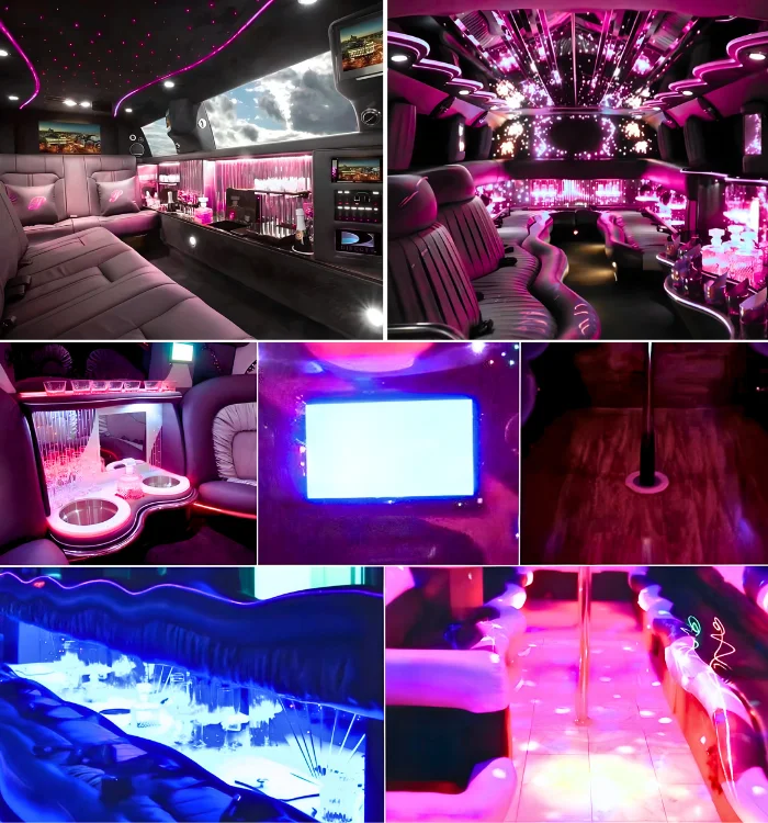 Experience Luxury Features in Our Escalade Stretch Limos