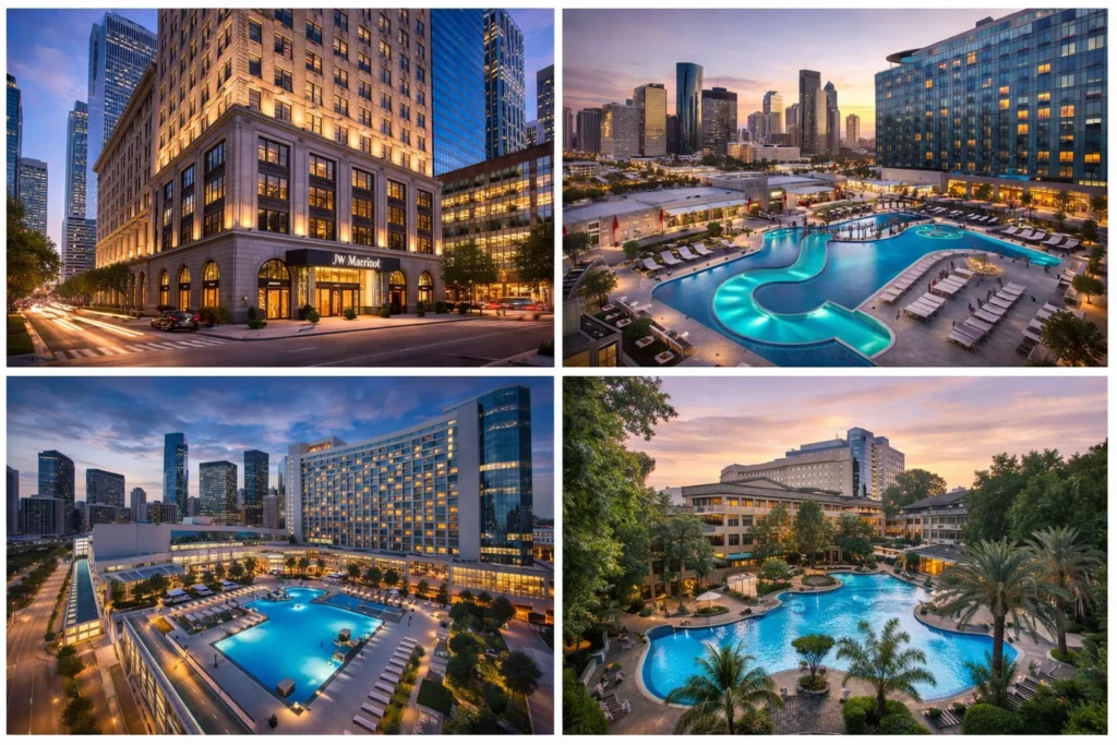 4 stars best hotels in Houston