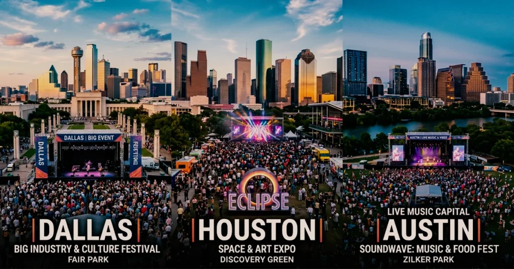 May Events 2026 in Dallas, Houston & Austin Transportation Guide