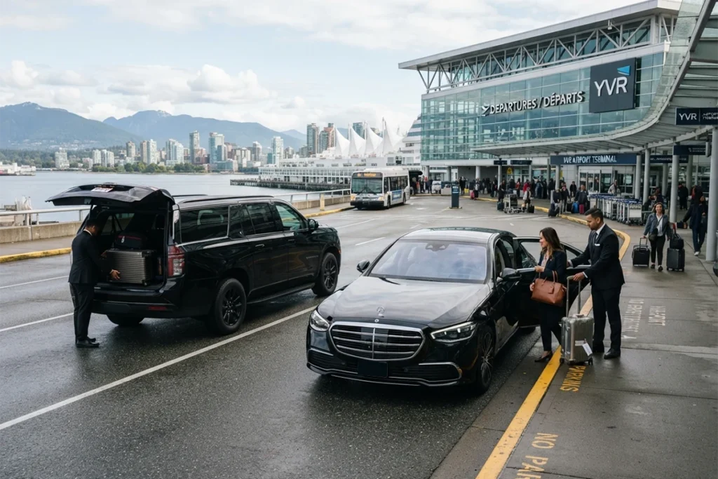 Canada Place to YVR Airport Vancouver cruise ship terminal limo transfer
