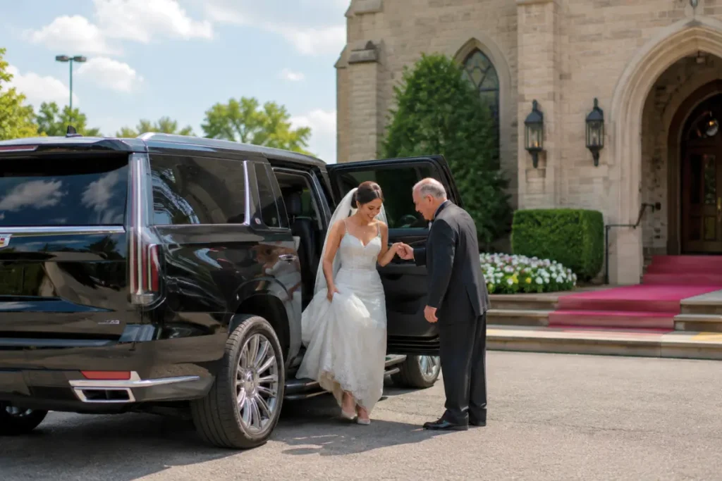 Ceremony Classic Wedding Limo Vancouver BC