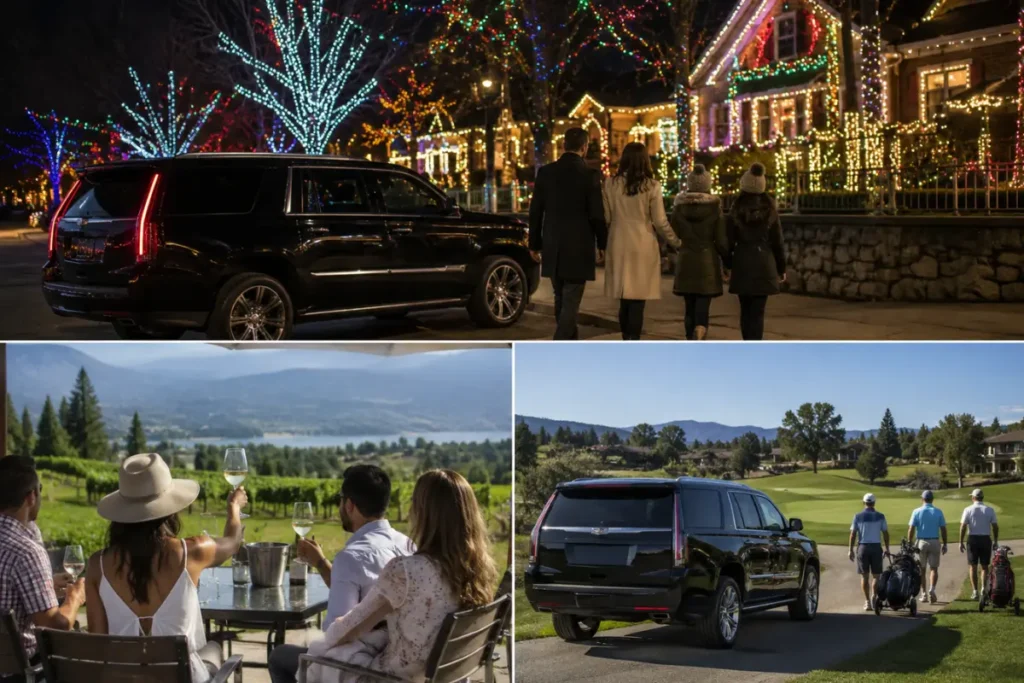 Holiday & Christmas Light Tours & Wine Tours, Golf Days