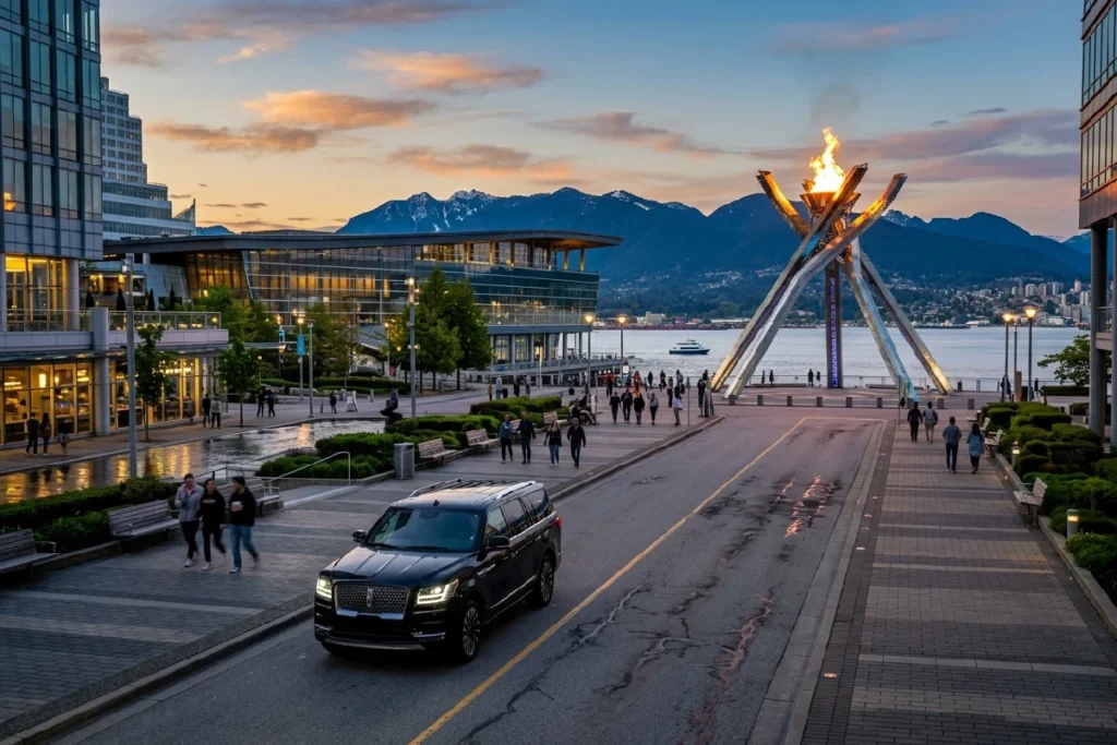 Jack Poole Plaza and the Olympic Cauldron