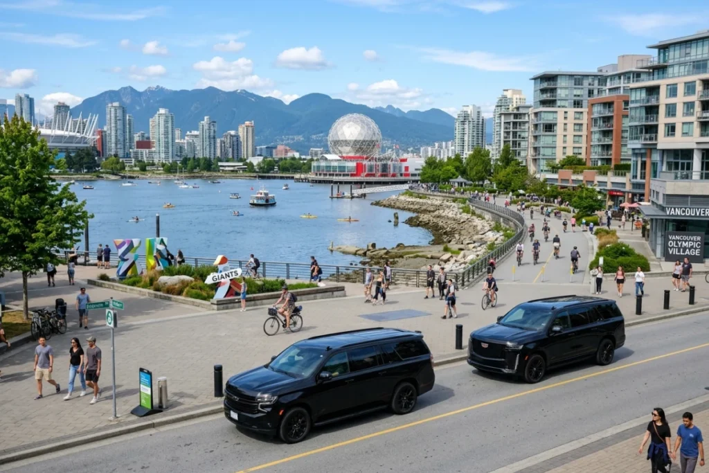 Olympic Village and Granville Island